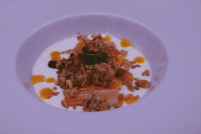 92. Sashimi Burrata 