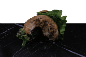 84. Hamburger Vegge Fritto 