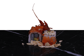 807. Uramaki Red Ebi Roll