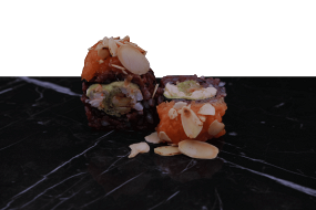 809. Uramaki Black Flower 