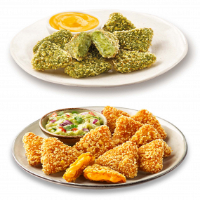 Nachos de Cheddar y Guacamole