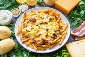 BACÓN & Cheese Fries
