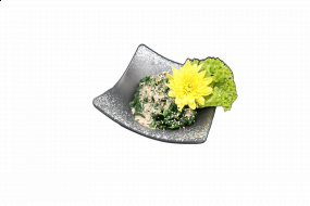 18. Spinat Salat mit Sesamsauce 