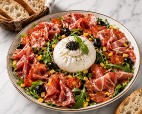 🥗 Salade Valtellina Burrata & Charcuteries Italiennes