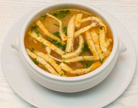 Kräuter-Flädlesuppe