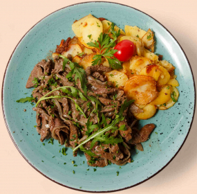 Leberle (Rind) geröstet