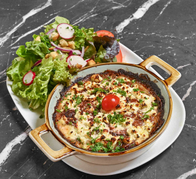 Rote Bete Kartoffel Gratin