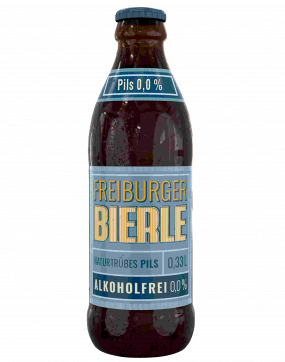 Freiburger Bierle  Pils naturtrüb 0,0% 0,33 L