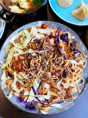 Nouilles Sautées Teppanyaki au Poulet