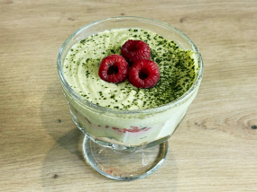 Tiramisu Matcha Framboise et Entropie