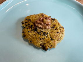 Cookie aux noix, baies de goji et pépites de chocolat