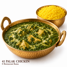 41 PALAK CHICKEN 