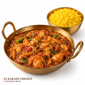  43 KARAHI CHICKEN 