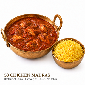 53 CHICKEN MADRAS scharf 