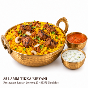  85 LAMM TIKKA BIRYANI 