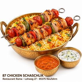 87 CHICKEN SCHASCHLIK scharf 