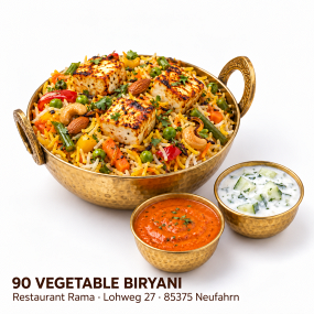 90 VEGETABLE BIRYANI 