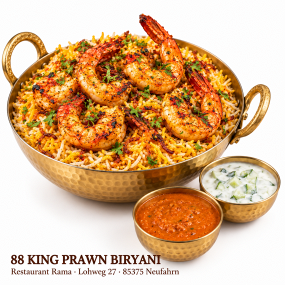  88 KING PRAWN BIRYANI 