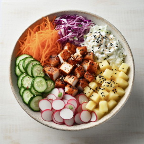 Poké Poulet Cajun 🐓🌶️ 