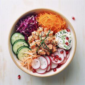 Poké Saumon cuit 🐠🔥