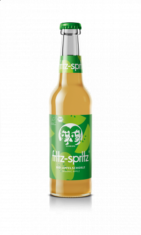 fritz-spritz bio-apfelschorle 0,33 l