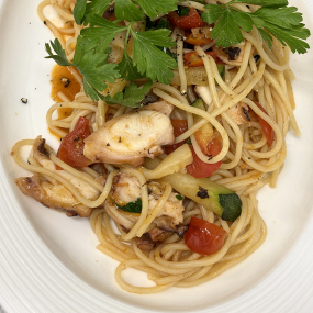 Spaghetti con il Polpo