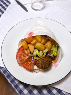 Pita Vegetariana con Polpette di Zucchine