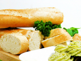 Stokbrood met kruidenboter