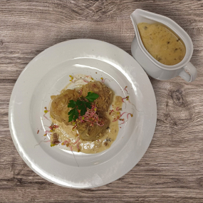 Gołąbki z gęsim mięsem i kaszą peczak 3szt.