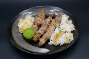 3 Brochettes Poulet Yakitori 