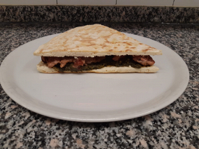 Salsiccia  nostrale e Spinaci