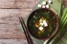 9. Miso Suppe mit Tofu (vegan)