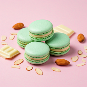 Macaron - Fehércsokis