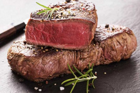 Vyzrálý steak z hovězího masa 