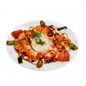 269 Hähnchenspieß mit Joghurt