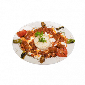 266 Adana mit Joghurt (Scharf)