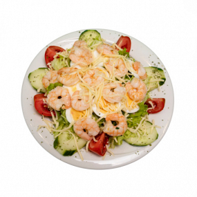 218 Shrimps Salat