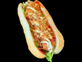 Hot dog tuna fried