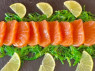 Sashimi Salmon con Wakame