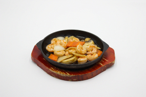 245-Gamberi alla piastra bollente