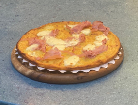 Farinata Prosciutto e Mozzarella