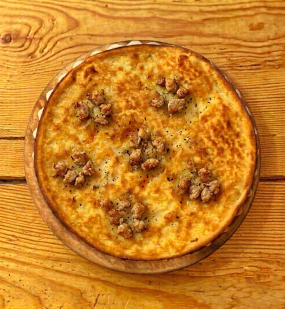 Farinata Salsiccia