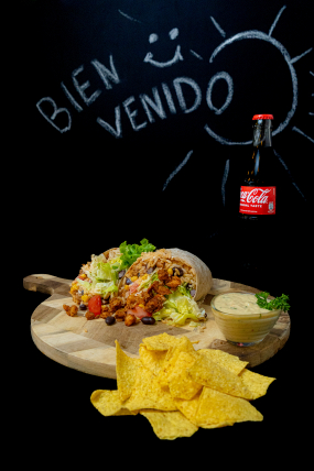 BURRITO CHICKEN MENÜ