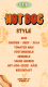 Hot Dog Style Soja Menü