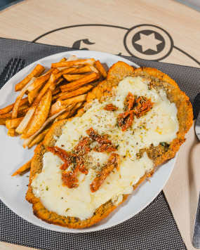 Milanesa al queso azul