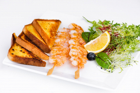 Szaszłyk z krewetek 180g