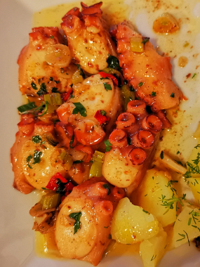 Ośmiornica macka ca. 260g dziś dla jednej lub dwóch osób