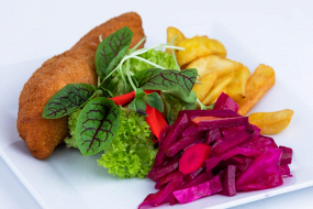 ZESTAW 2 - Devolaille 200g z ziemniakami i i sałatką ogrodow