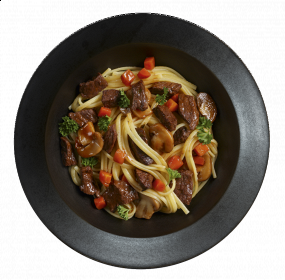 Linguine sauté de boeuf
