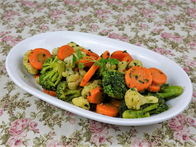 Vajon párolt kerti javak